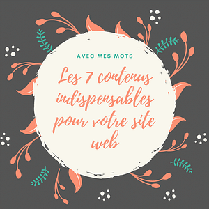 Les 7 contenus indispensables pour votre site web